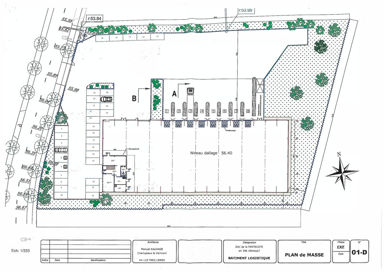Local d'activité Orvault 1972m² Location local d'activité Orvault Loire-Atlantique OLACT2530237 7